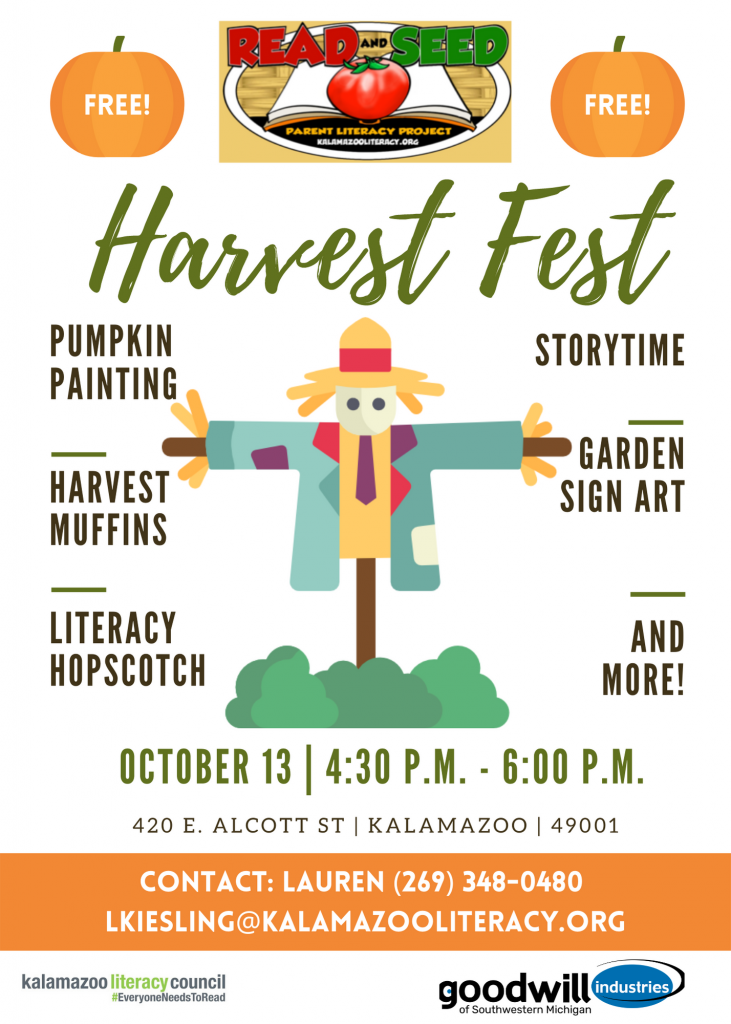 Harvest Festival 2021 Kalamazoo Literacy Council